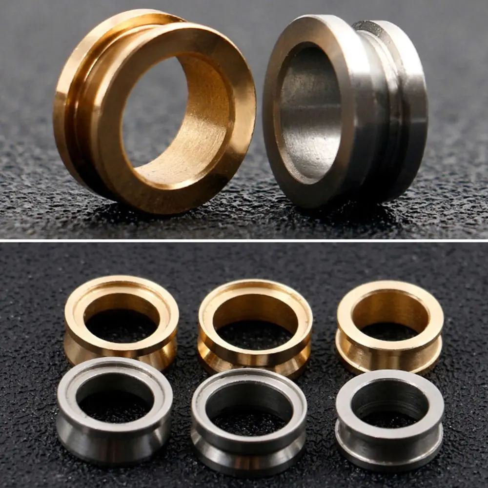 Rodillo de hilo de pescar de latón, pieza de reparación de carrete de pesca, accesorio de pieza de reparación, carrete de pesca giratorio suave, carrete de pesca de oso, 3 uds. - imagen 4