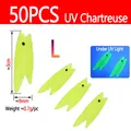 50pcs Chartreuse L