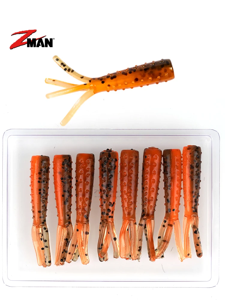 ZMAN-Cebo blando flotante Mini-piped Bug, cebo de tubo pequeño, Multi-nudo, cola en T, perca, cruce, carretera, subfalso, nuevo - imagen 2