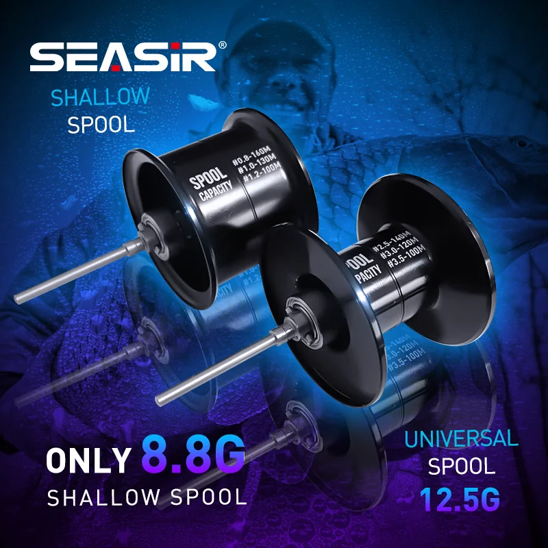 SEASIR Cast-X Carrete Baitcasting 7.3:1 con freno magnético - imagen 2