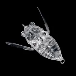 Señuelos Insecto Topwater en Blanco 4cm 5g – Cuerpo Biónico DIY