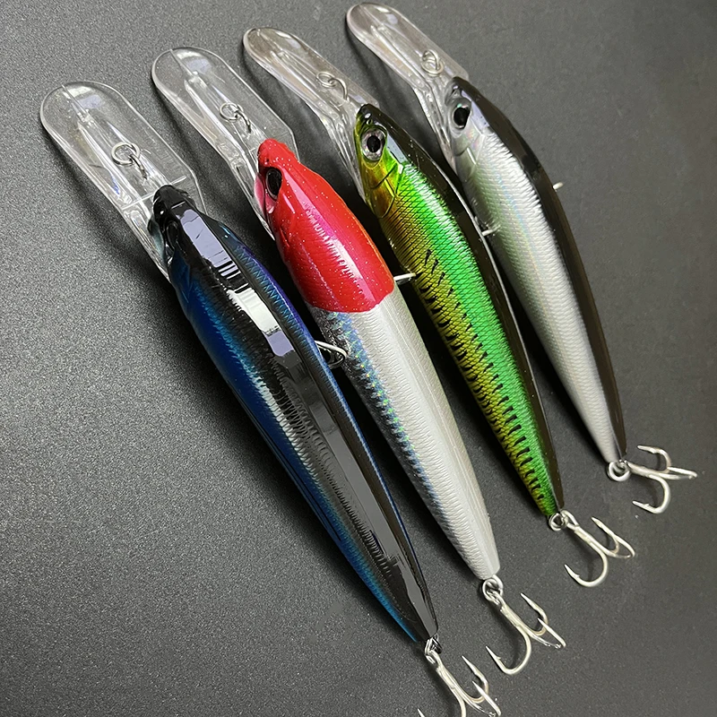Wobbler hundimiento 140mm Swimbait para lubina - imagen 2