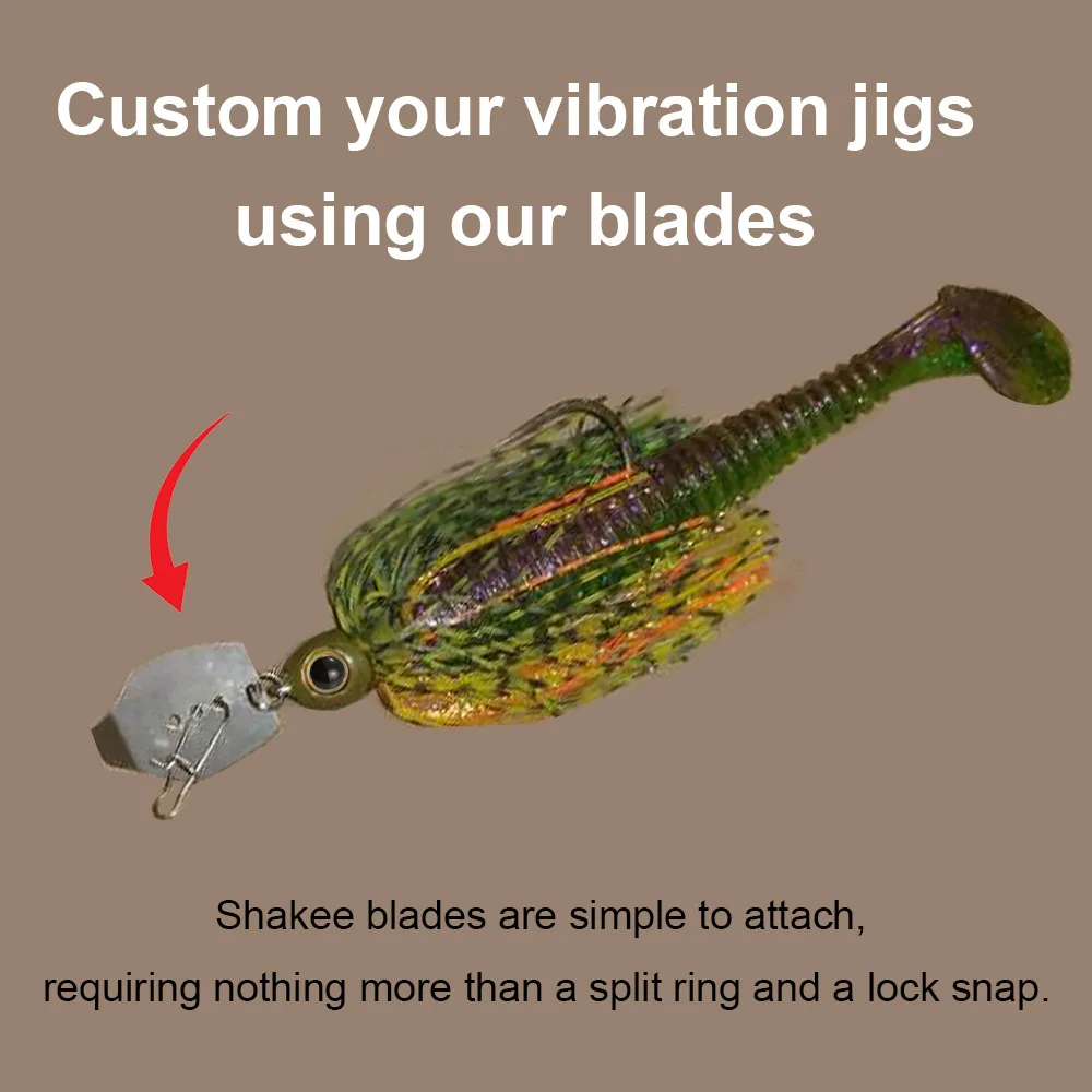 Countbass Chatterbait hoja acero inoxidable – vibración de pesca - imagen 5