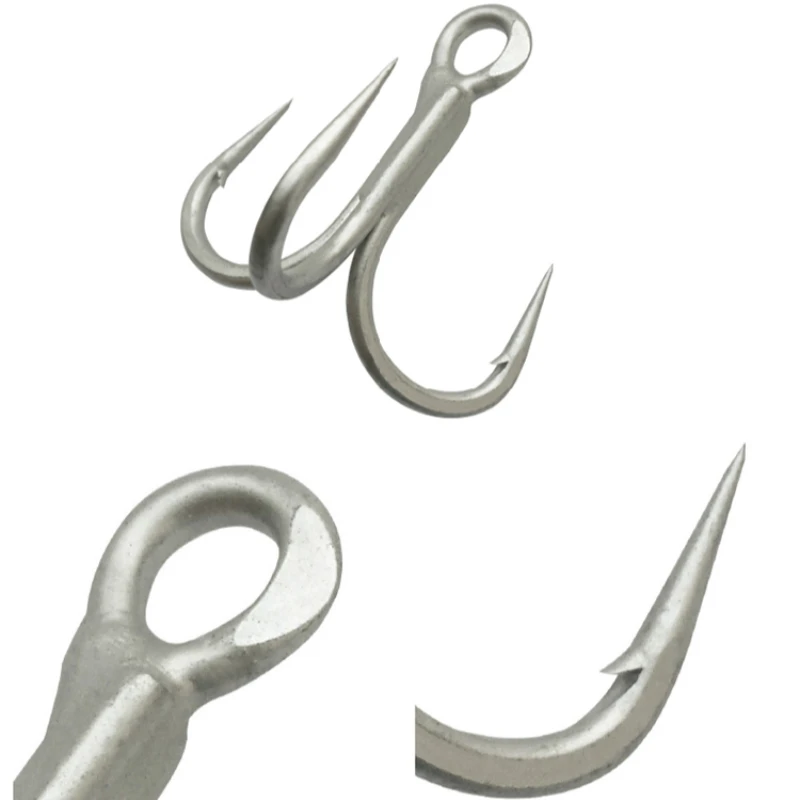 Anzuelo de pesca Mustad Original, anzuelo de púas de acero rico en carbono, anzuelo de manivela 36328, anzuelos triples, anzuelos de pesca en el océano, accesorios de pesca - imagen 3