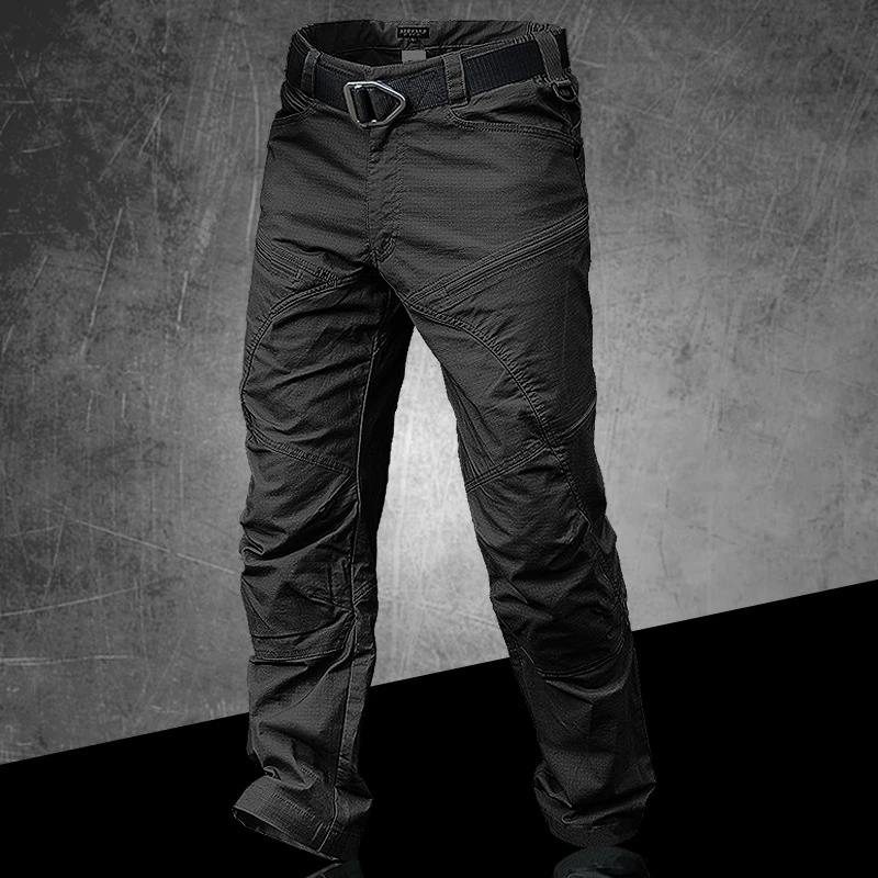 Pantalones tácticos de alta calidad para hombre Arisoft, pantalones Cargo impermeables con múltiples bolsillos, ropa para hombre, pantalones de herramientas A2F311 - imagen 5