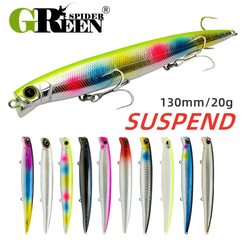 Jerkbait flotante tipo pececillo para lance largo
