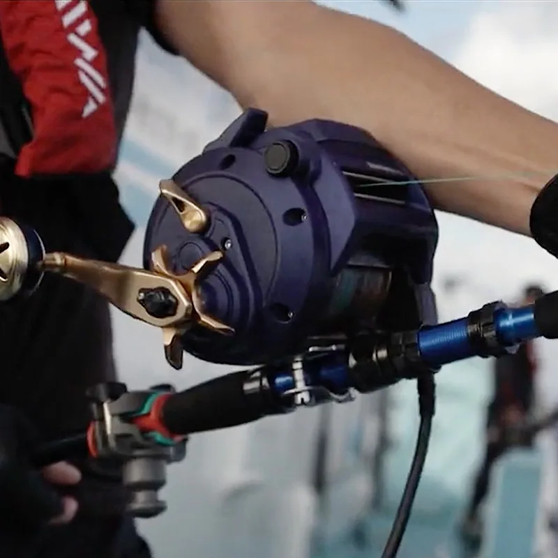 DAIWA-carrete de pesca eléctrico SEAPOWER 2023, 5 + 1BB, arrastre máximo 30kg, rueda de pesca en agua de mar, 800/1200 - imagen 5