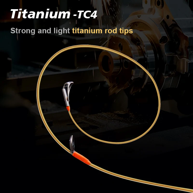 PURELURE TITANIUM-T XUL BFS varilla 0,5-6g peso de cebo 5 pies 6 pies perca trucha bajo fundición guía de titanio soporte F MF acción - imagen 4