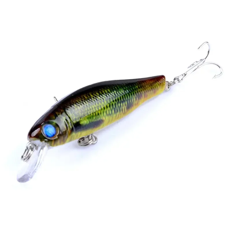 Señuelo de Pesca flotante de pececillo, cebo duro Artificial con ganchos, Wobblers de carpa, lubina, Crankbait, aparejos de Pesca, 8,5 cm, 8,5g, 1 ud. - imagen 4