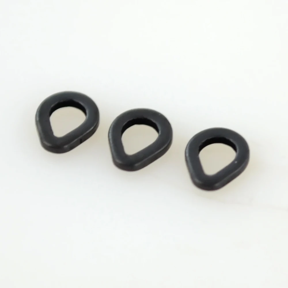 20 piezas aparejos de pesca de carpa, anillos de lágrima, anillos de aparejo de pera, bucles giratorios, eslabones, Clips, gomas, anillos AG129 - imagen 5