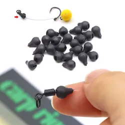 Cuentas de tungsteno para montaje de pelo en pesca de carpa
