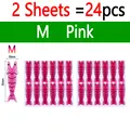 2 Sheets Pink M