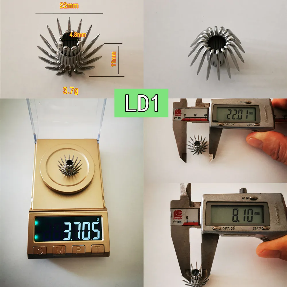 Anzuelo de calamar grande de acero inoxidable grueso, accesorios de calamar grande, pesca en barco oceánico, pulpo, sepia, 10 Uds. - imagen 5