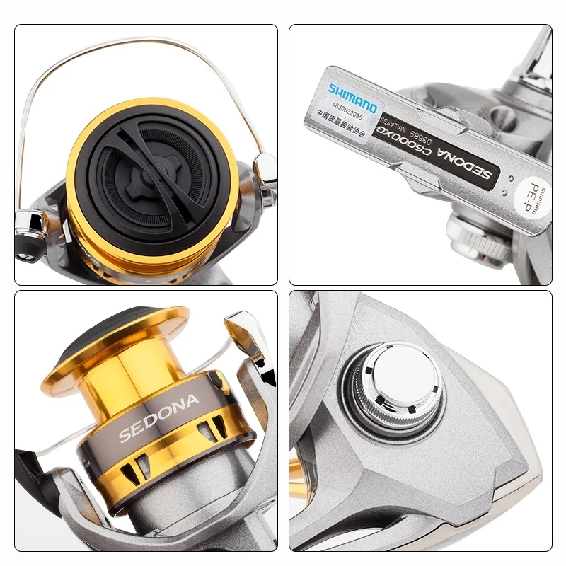Shimano Sedona FI — Carrete spinning de metal HAGANE para mar - imagen 4