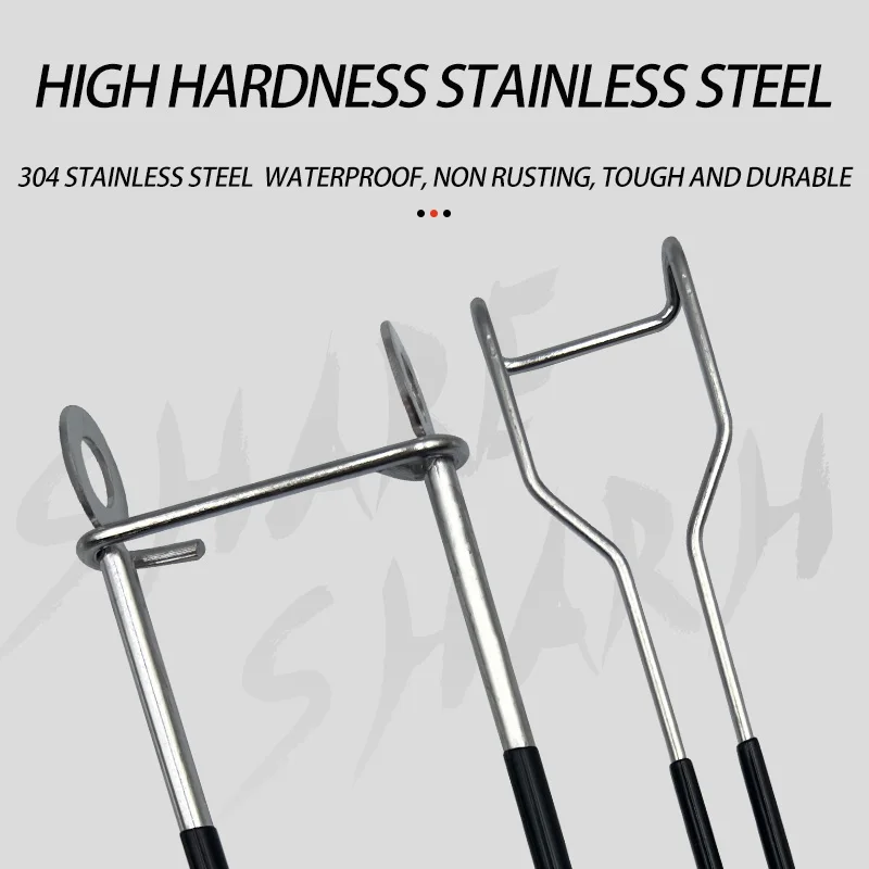 Esparcidor de boca de pescado, juego de removedor de anzuelos de señuelo de rana de pesca, Extractor de anzuelos de pescado de acero inoxidable, herramientas de pesca - imagen 2