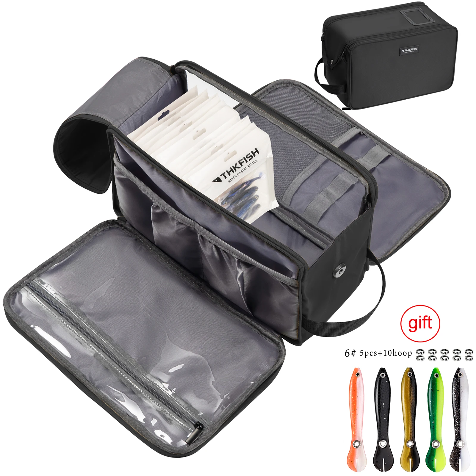 Bolsa para señuelos impermeable gran capacidad