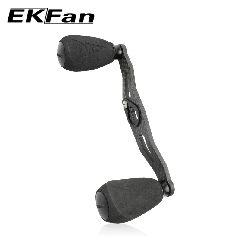 EKFan promoción venta 30G 105MM carbono Hnadle EVA perilla para Dawa Shmano Bastcast carrete DIYHandle - imagen 5
