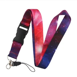 Cordón cruzado para teléfono móvil con cielo estrellado, accesorios colgantes para piscina, cuerda para el cuello, correa ajustable para teléfono móvil, colgante con cordones