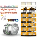 100PCS AG10 LR113