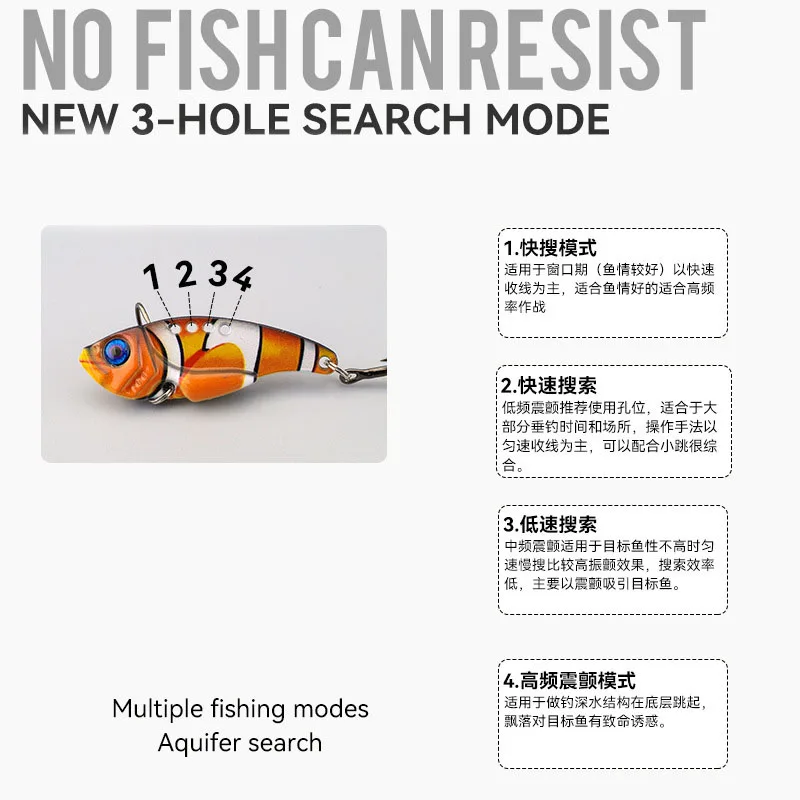 Mar Yolo 3D imprime cebo duro remoto VIP cebo seductor temblor cascabel bajo triple gancho cebo biónico artificial - imagen 3