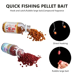Pellets de pesca portatiles - cebo concentrado para carpa y tilapia