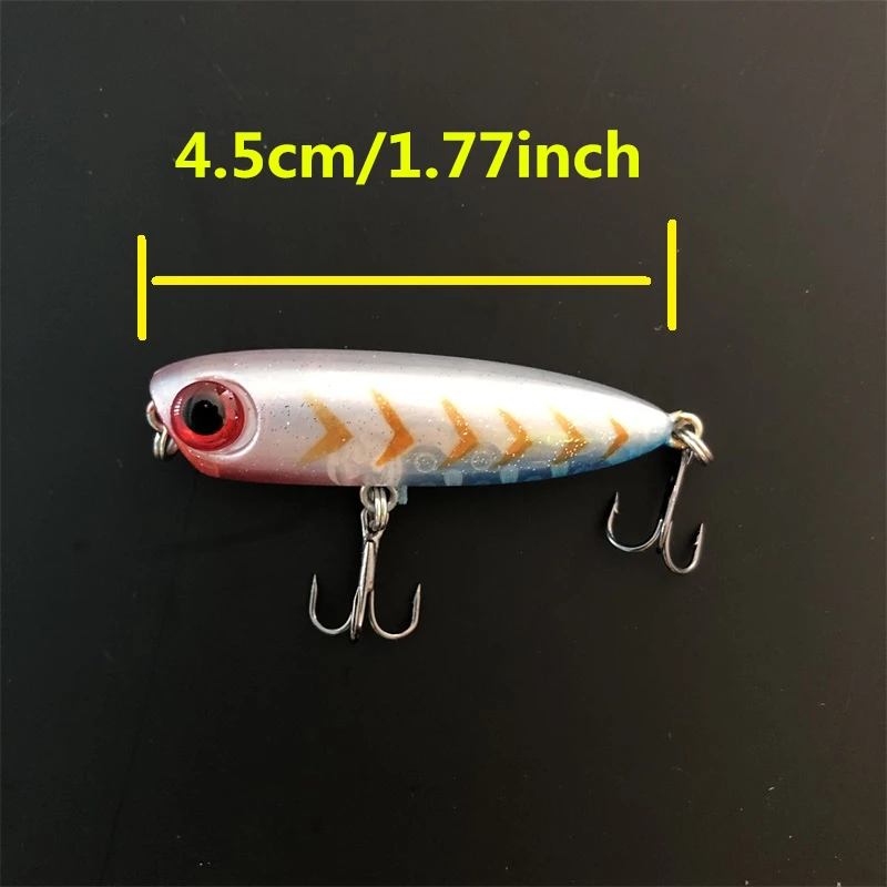 LURETV Japón importado ima mismo estilo señuelo serie Qoop 4,5g superficie de agua señuelo lápiz onda gateando micro objeto 9037 - imagen 5