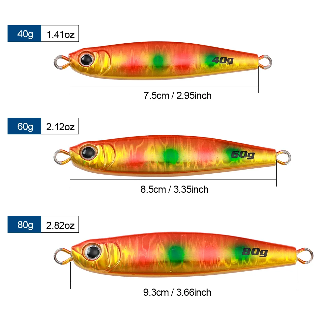 Jigging Pro Mucho Lucir Metal Jig – Señuelo metálico pesca marítima