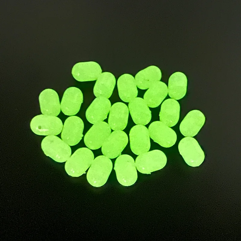 ZYZ Anti-tangle Cross Bead 25pcs/Bag Transparent/Luminous Anti Line Winding Cross Shaped Sea Fishing String Hook Accessories - imagen 4