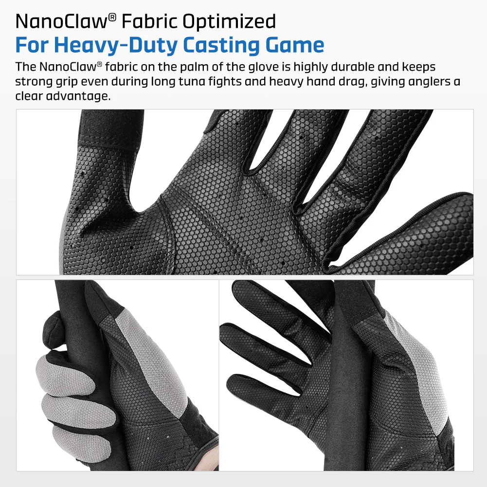 Guantes de pesca NOEBY Nanoclaw Powered – Secado rápido para costa y mar - imagen 3