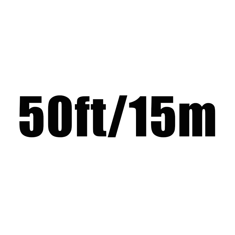 50ft - 15m