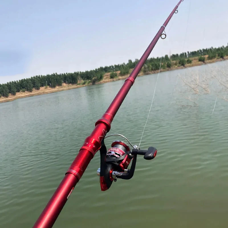 Caña de pescar telescópica de carbono para barco, palo duro para pesca con mosca, 2,1-4,5, control máximo, 12kg - imagen 4