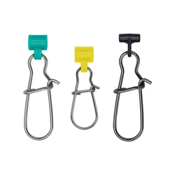 Conectores a presión en acero inoxidable para aparejos de pesca