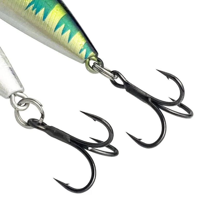 Minnow 77mm 8g señuelo de pesca Wobbler cebos duros cebo Artificial de fundición larga suspensión Jerkbait Swimbait señuelos de lubina - imagen 4