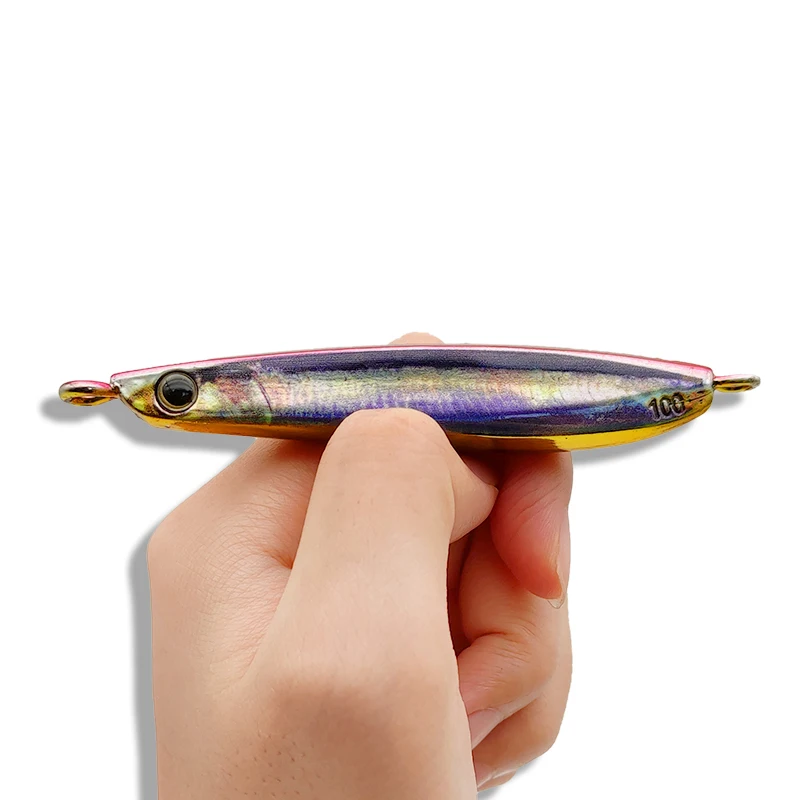 JT-810Q Acero de tungsteno TG Gatling lento Jigger Shake cebo de hierro para pesca en el mar señuelo objetivo atún amarillo Bonito 100% Original - imagen 3