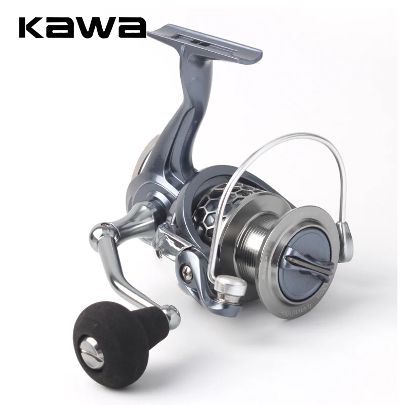 Kawa-carrete de pesca giratorio, accesorio con rodamientos, cuerpo de grafito, perilla EVA, precio más bajo, relación de promoción 5,2: 1 Hawk Serie 9 + 1, 1 unidad - imagen 3