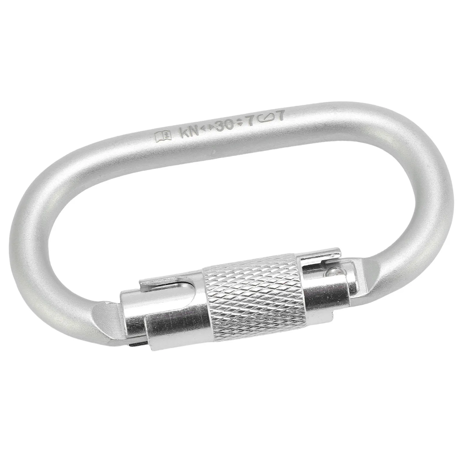 Mosquetón de Seguridad Aluminio con Bloqueo Automático para Pesca - imagen 2