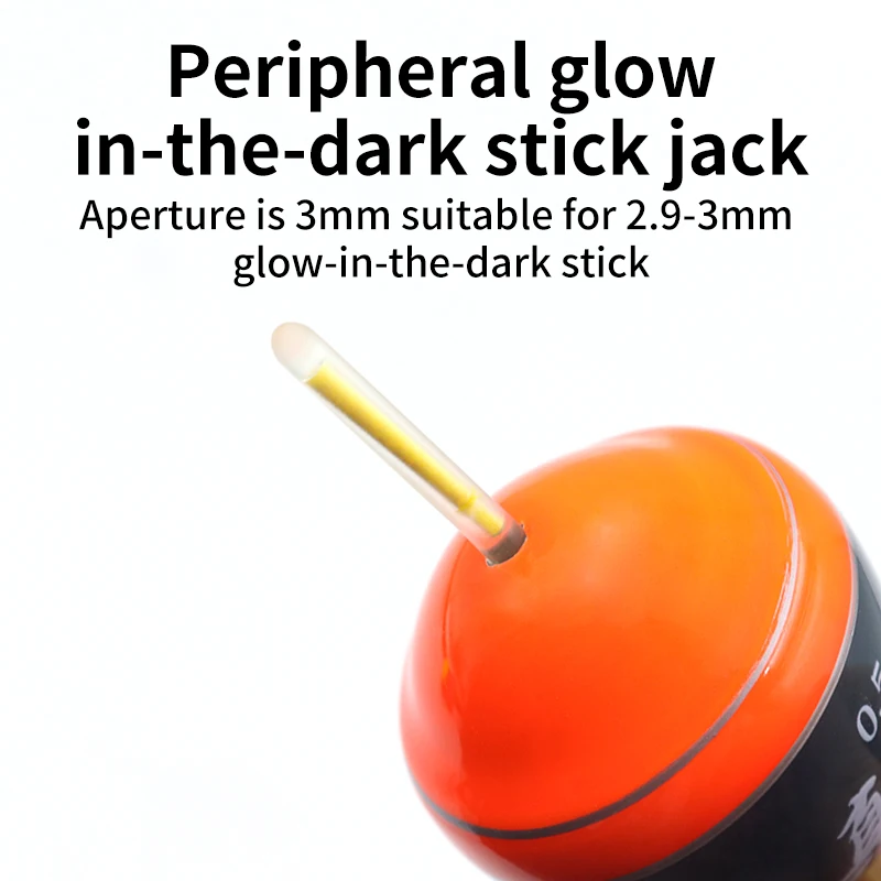 Boya flotante de pesca en el mar, palo luminoso Insertable para pesca nocturna, madera de Paulownia, Océano, Roca, novedad - imagen 5