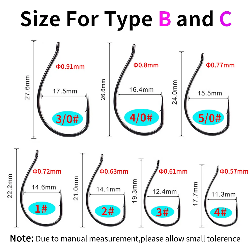 ICERIO-anzuelo luminoso de acero de alto carbono, gusano loco, manivela, gusano, lubina, trucha, Lucio, de gran espacio gancho de pesca, aparejo de tiro de gota - imagen 5