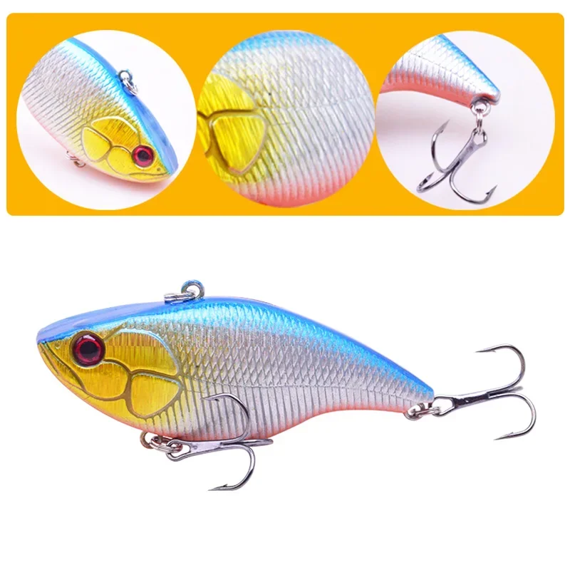 VIB hundidor 18g 7,2cm anzuelos triples para lubina - imagen 3