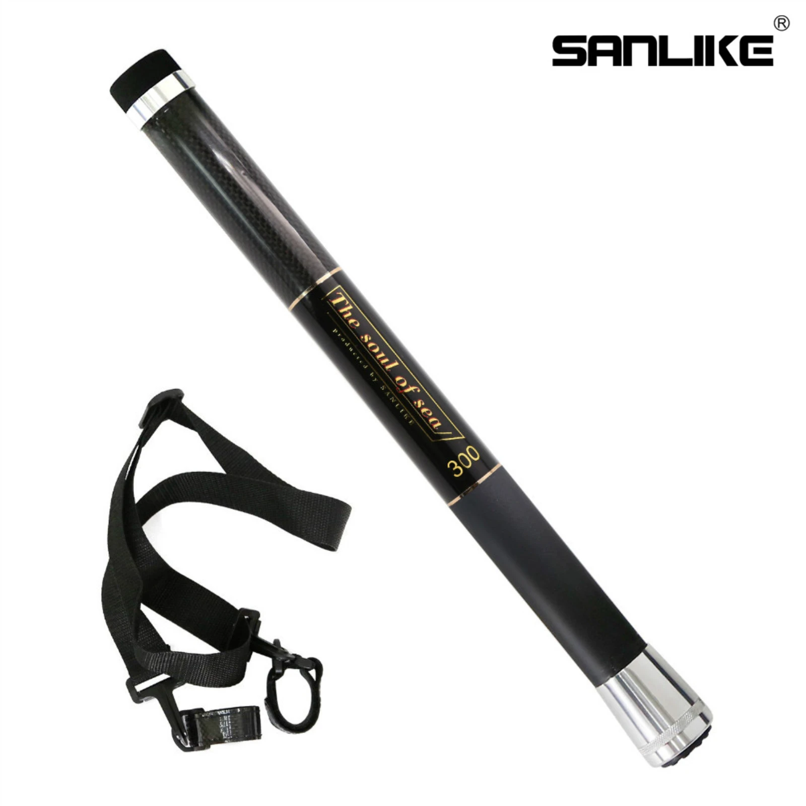 SANLIKE Caña telescópica carbono 3m con correa hombro - imagen 2