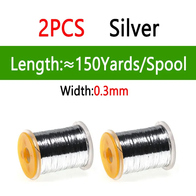 2pcs Silver