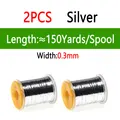 2pcs Silver