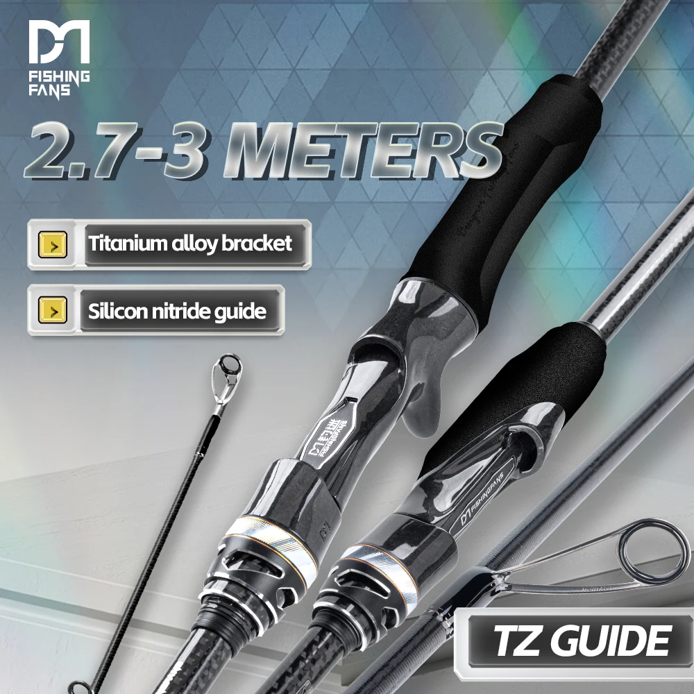 Caña FISHINGFANS TZ Titanio 2,7-3 m – Carbono T1100+M40X M/MH 10-40g