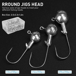 THKFISH Anzuelos Jig Head plomo inox para vinilo manivela lubina carpa