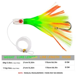 Falda de calamar 21cm para pesca de arrastre