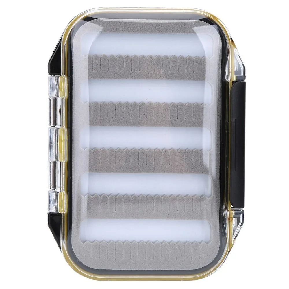 Caja de pesca doble cara con espuma acolchada impermeable - Tapa transparente - imagen 2