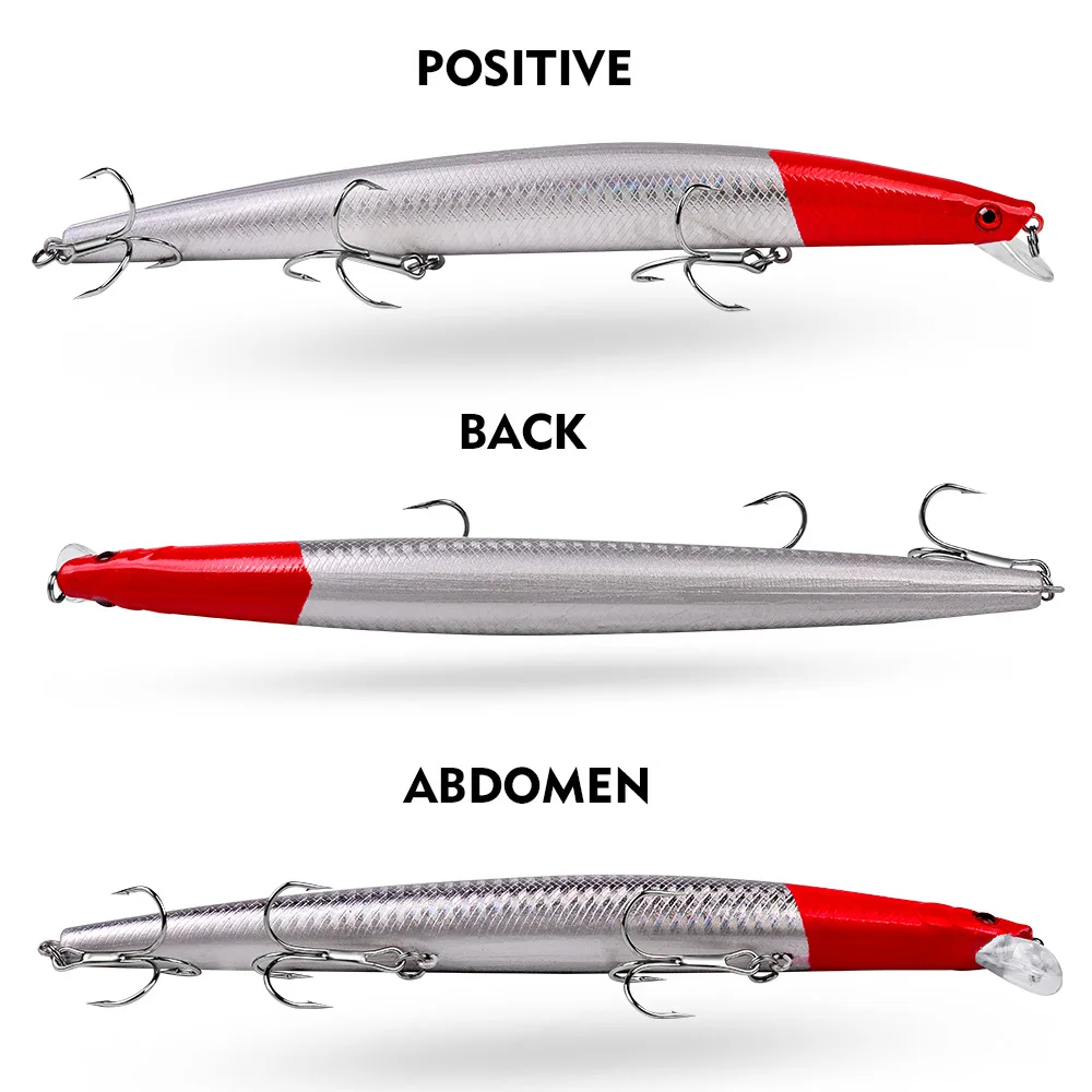 Mar Yolo minnow cebo duro cebo flotante de largo alcance cebo falso cebo biónico cebo lubina herramienta de pesca - imagen 4