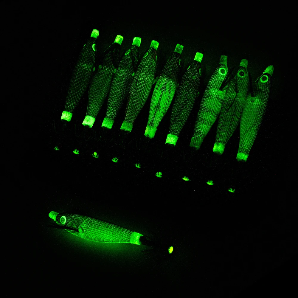 Potera Luminiscente Jig Calamar con Anzuelo para Pesca en Mar - imagen 2