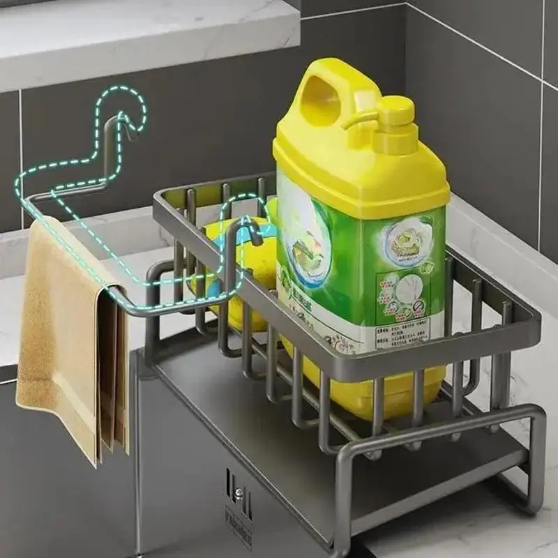 Organizador de Fregadero para Grifo en Aluminio - imagen 2