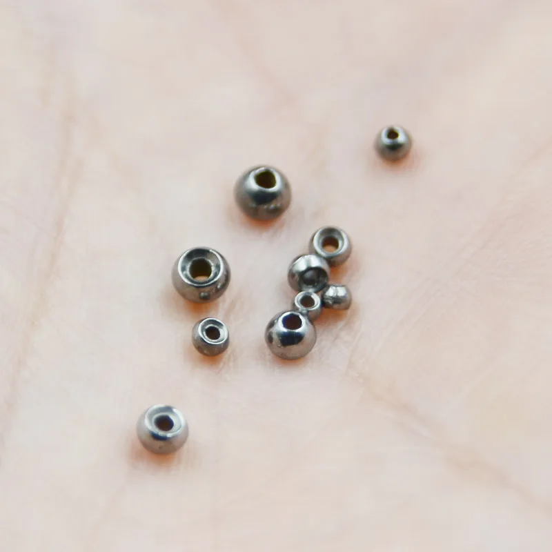 Cuentas de tungsteno con cabeza de Ninfa, materiales de atado de moscas, bolas de tungsteno, pesca con mosca, trucha, 20 piezas, 2,0mm/2,5mm/2,8mm/3,3mm - imagen 3
